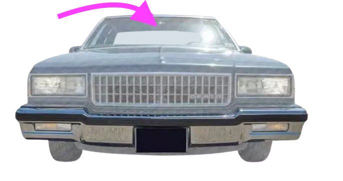Fits: 1980-1990 Chevy Caprice, Pontiac Oldsmobile Sedan Front Glass Windshield