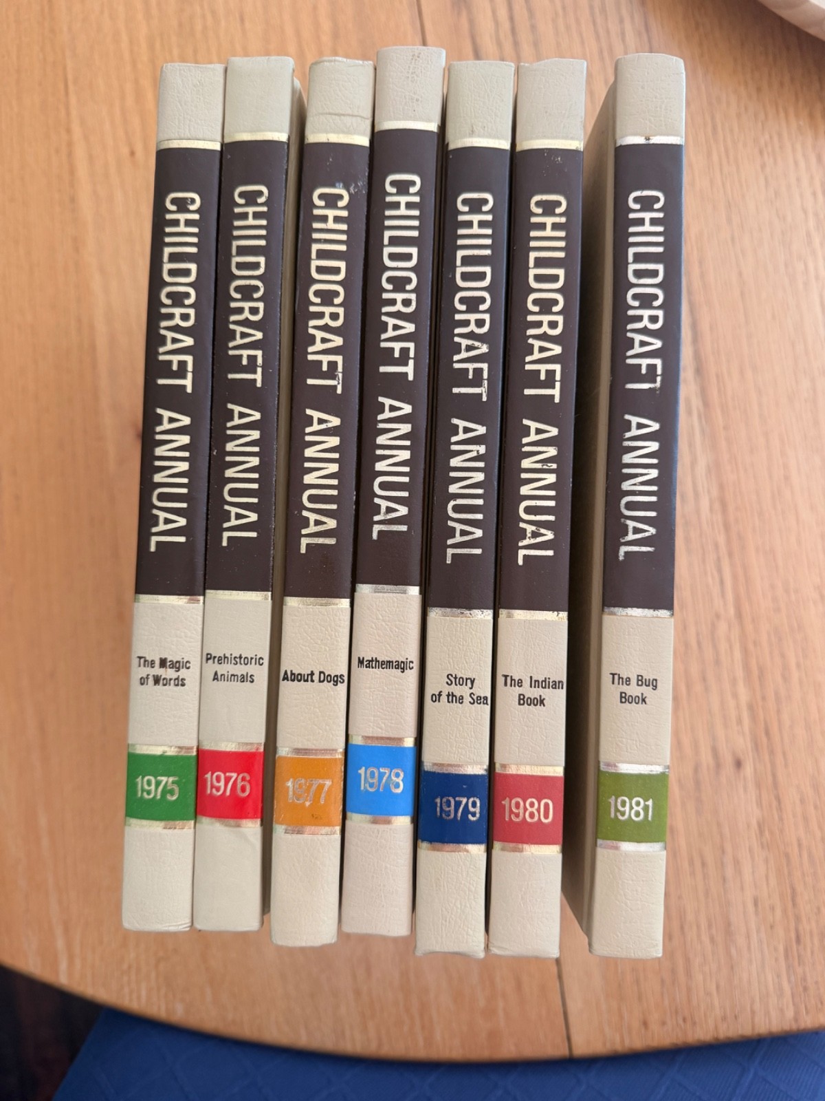 Vintage Childcraft Annual book set 7 years 1975 1976 1977 1978 1979 1980 1981 Vintage Childcraft Annual book set 7 years 1975 1976 1977 1978 1979 1980 1981