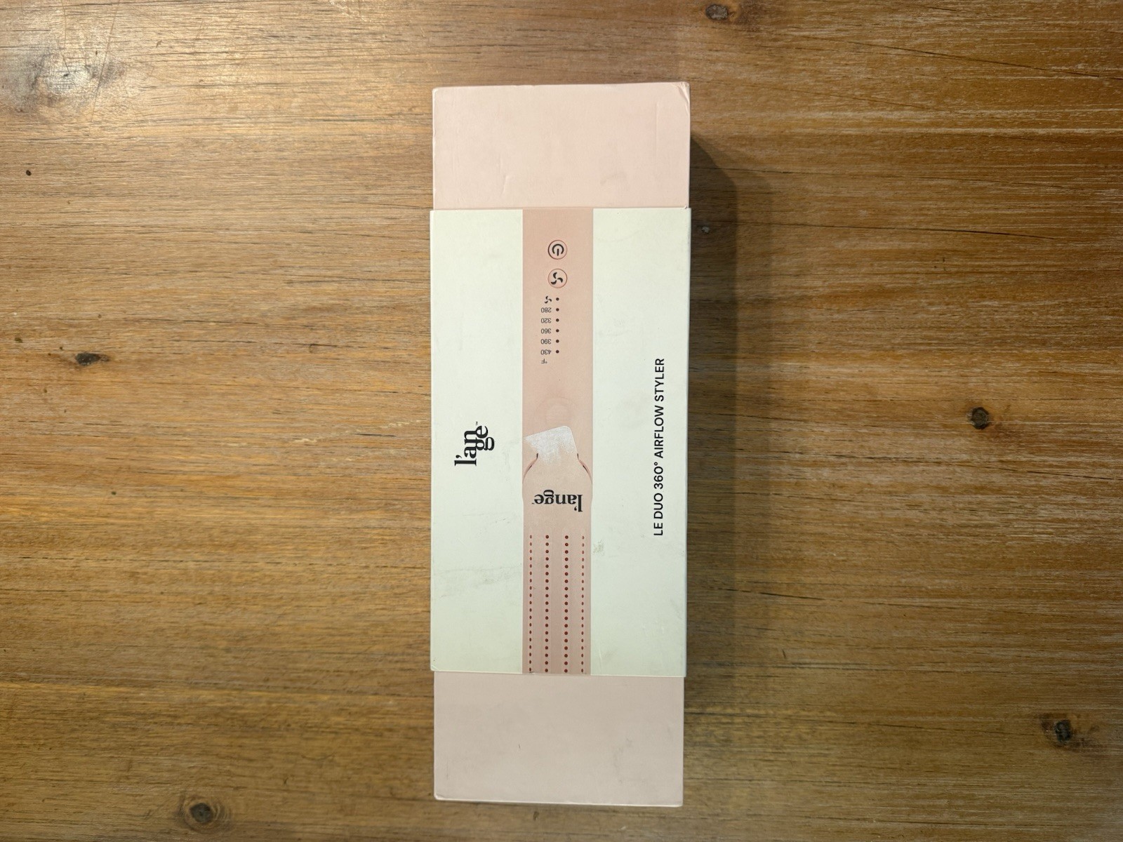 L'ANGE HAIR Le Duo Grande 360° Airflow Straightener - Blush L'ANGE HAIR Le Duo Grande 360° Airflow Straightener - Blush