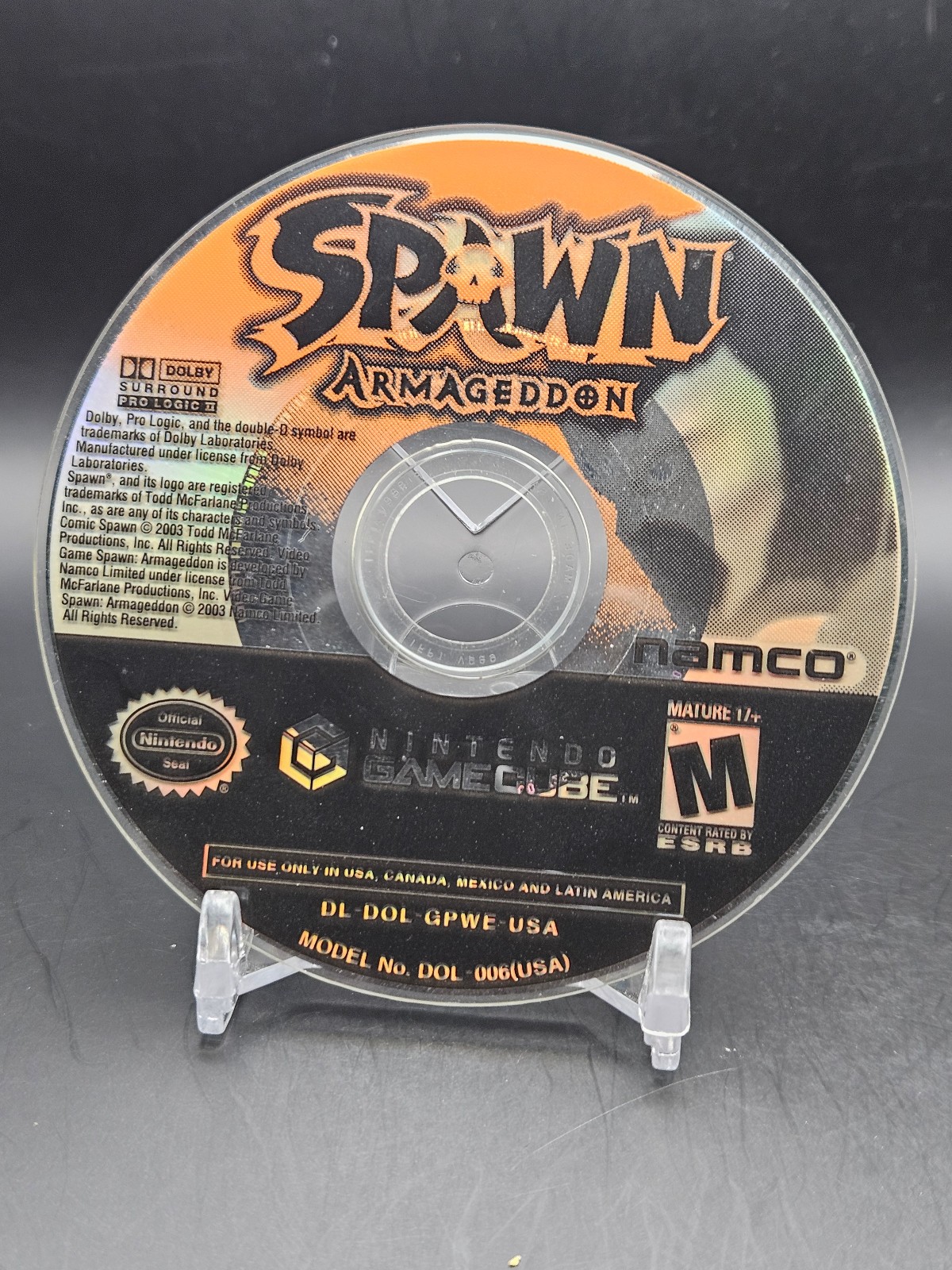 Spawn: Armageddon (2003) Nintendo Gamecube DISK ONLY Spawn: Armageddon (2003) Nintendo Gamecube DISK ONLY