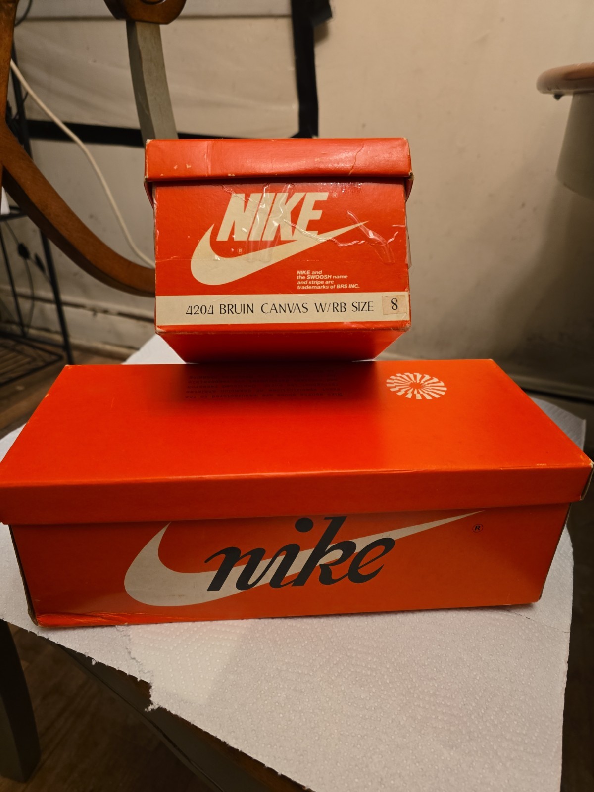 2 Vintage Nike Boxes Only. 1970s Waffle Trainer 1980s 4202 Bruin Japan/Thailand 2 Vintage Nike Boxes Only. 1970s Waffle Trainer 1980s 4202 Bruin Japan/Thailand