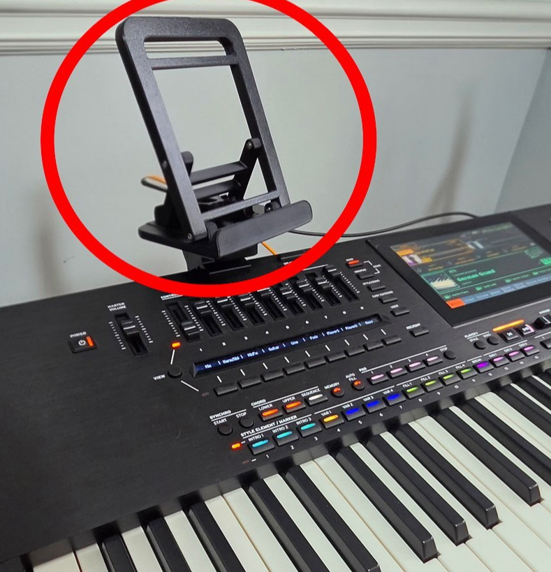 Universal Tablet Stand / Holder for KORG Pa5X & KORG Pa4X