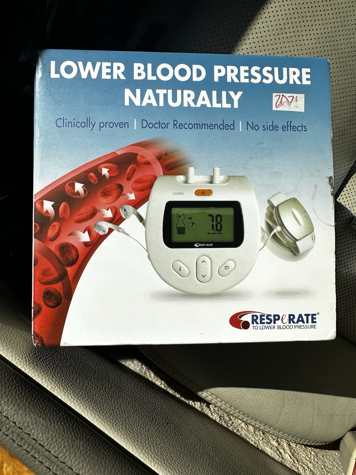 RESPeRATE Ultra Blood Pressure Lowering Device Clinically Proven All Natural New RESPeRATE Ultra Blood Pressure Lowering Device Clinically Proven All Natural New