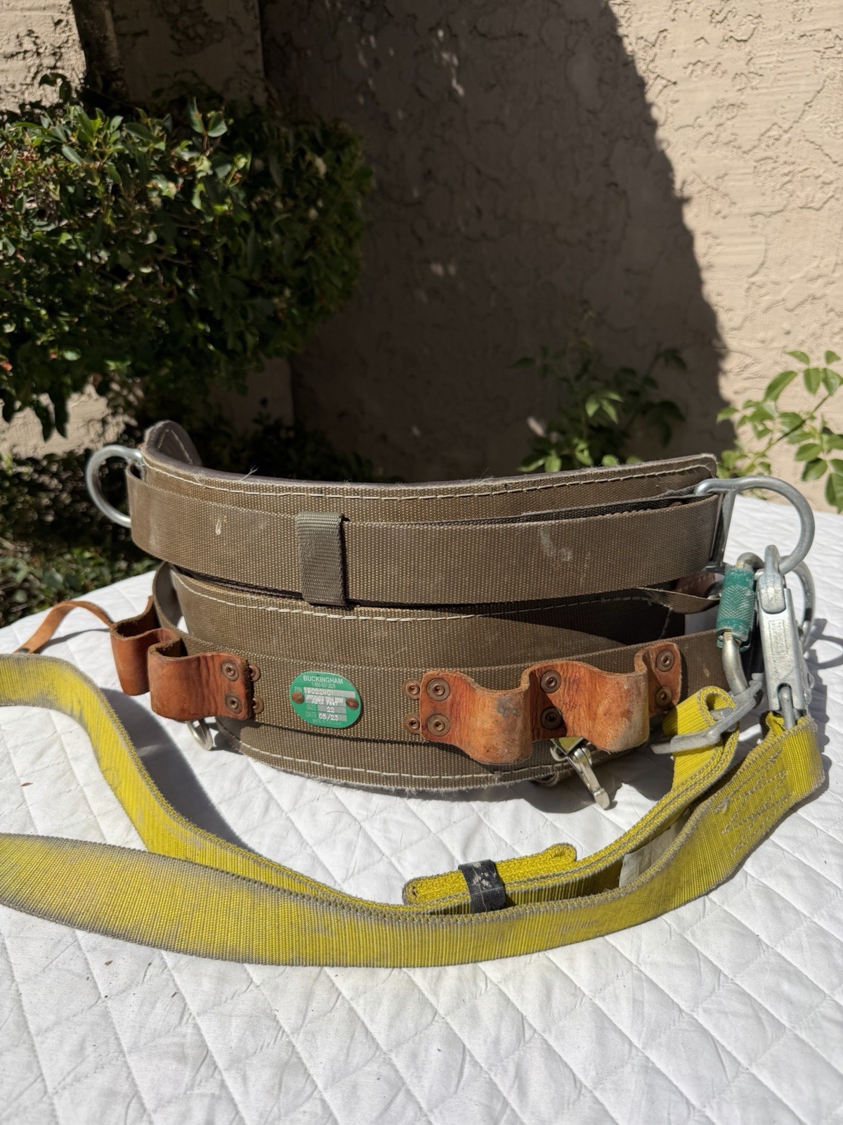 Buckingham Lineman Utility Tree Belt Q 190224 Size 22 - Brown - 190224q1 05/23