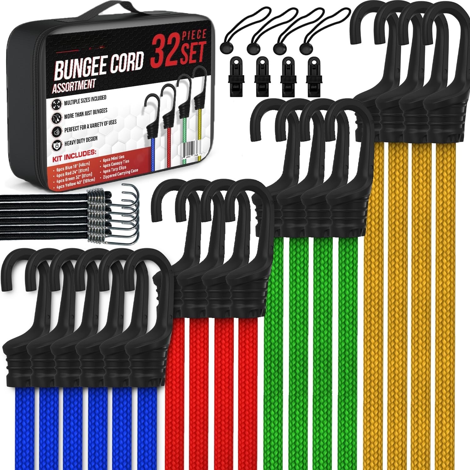 Resistance Band Set, 32-Piece Resistance Band Combo Pack Resistance Band Set, 32-Piece Resistance Band Combo Pack