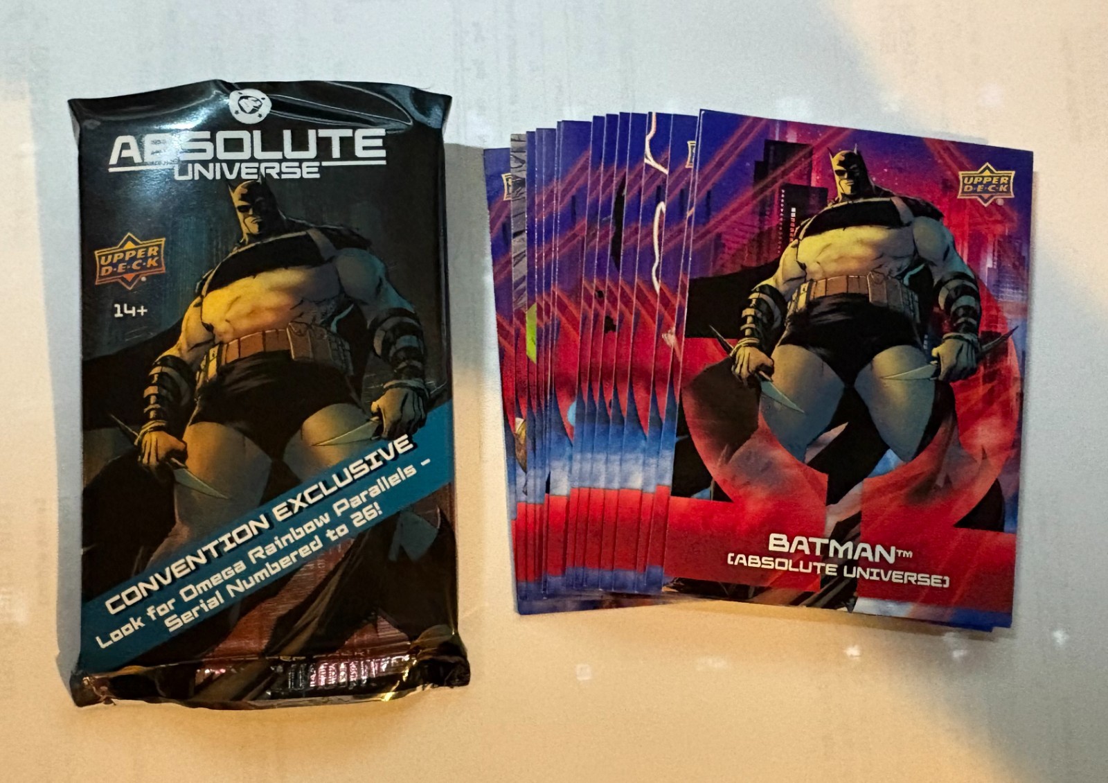 SDCC 2026 Upper Deck Convention Exclusive DC Absolute Universe Set of 15 Batman SDCC 2026 Upper Deck Convention Exclusive DC Absolute Universe Set of 15 Batman