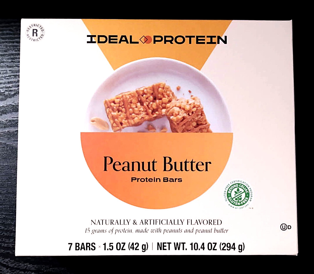 Ideal Protein Peanut Butter Protein Bars 1 Box (7 Servings) BB 12/26 Ideal Protein Peanut Butter Protein Bars 1 Box (7 Servings) BB 12/26