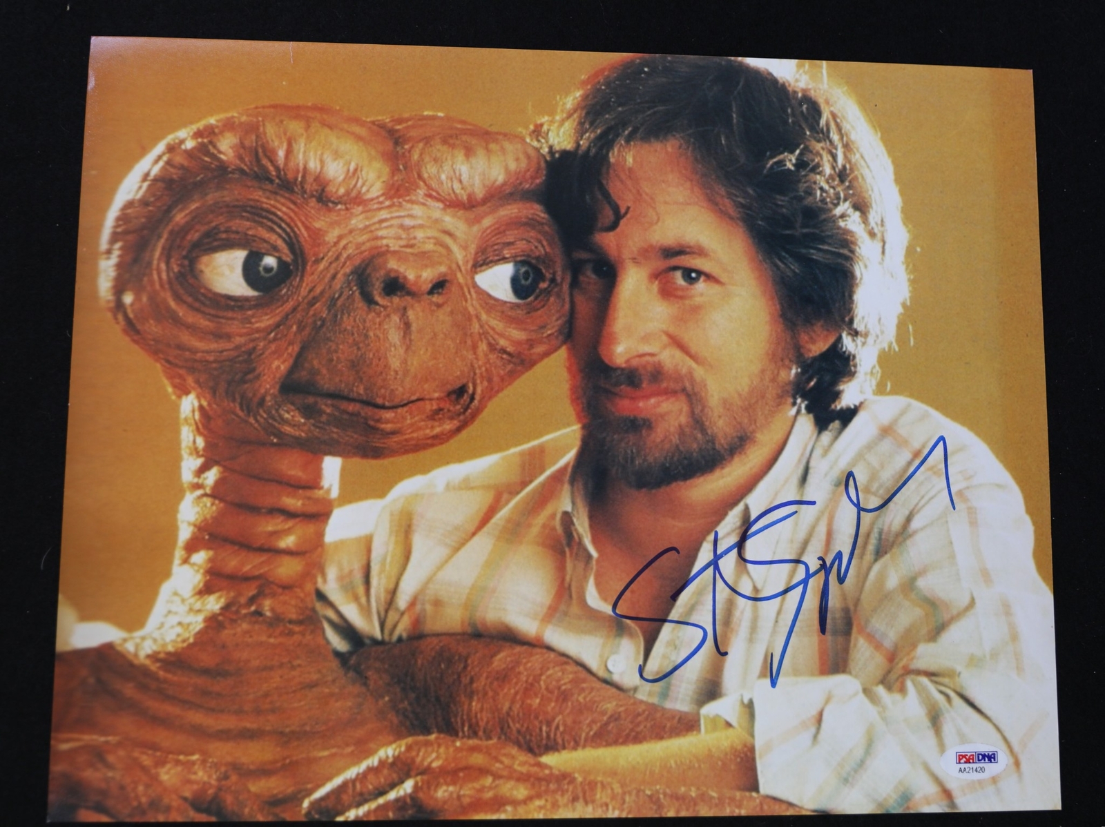Steven Spielberg Signed 11x14 Photo E.T. Directing Legend PSA