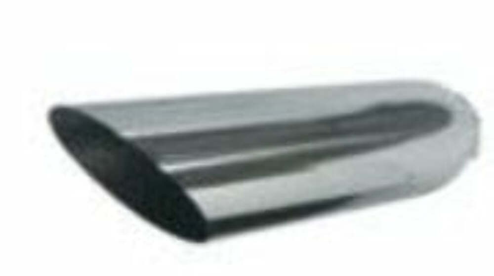 Jones Exhaust J254022AC15 Chrome Stainless Steel Exhaust Tip Angled 2.5 in Inlet Jones Exhaust J254022AC15 Chrome Stainless Steel Exhaust Tip Angled 2.5 in Inlet