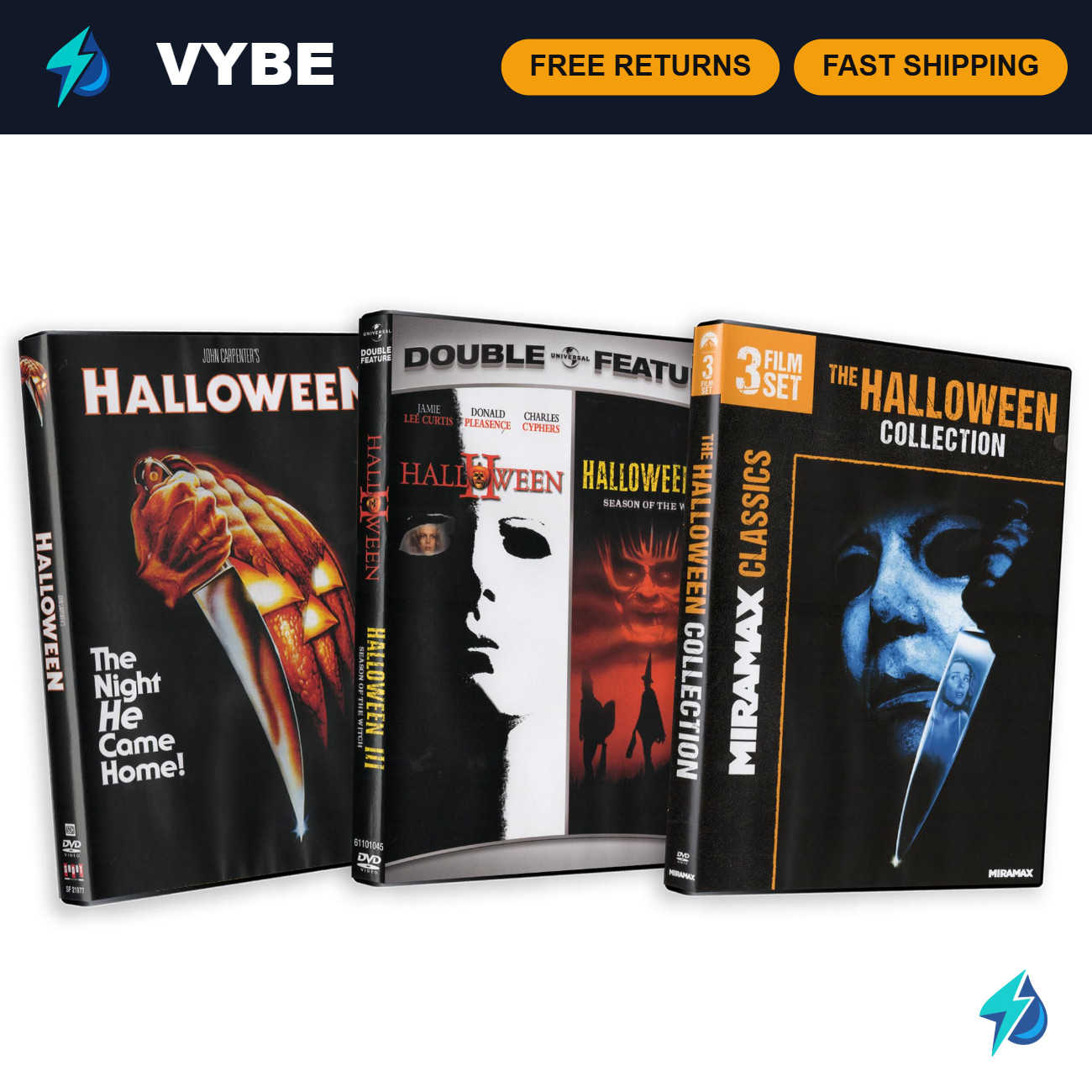 Halloween Movie Collection 6-Pack: Classic Films 1-3, 6-8, Horror Favorites Halloween Movie Collection 6-Pack: Classic Films 1-3, 6-8, Horror Favorites