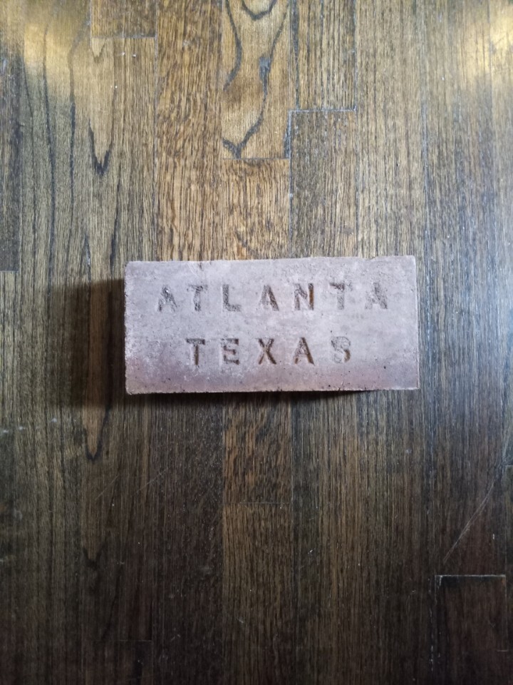 Historical Atlanta Texas Brick from Lee Harvey Oswald Apt Bldg. Unit #2