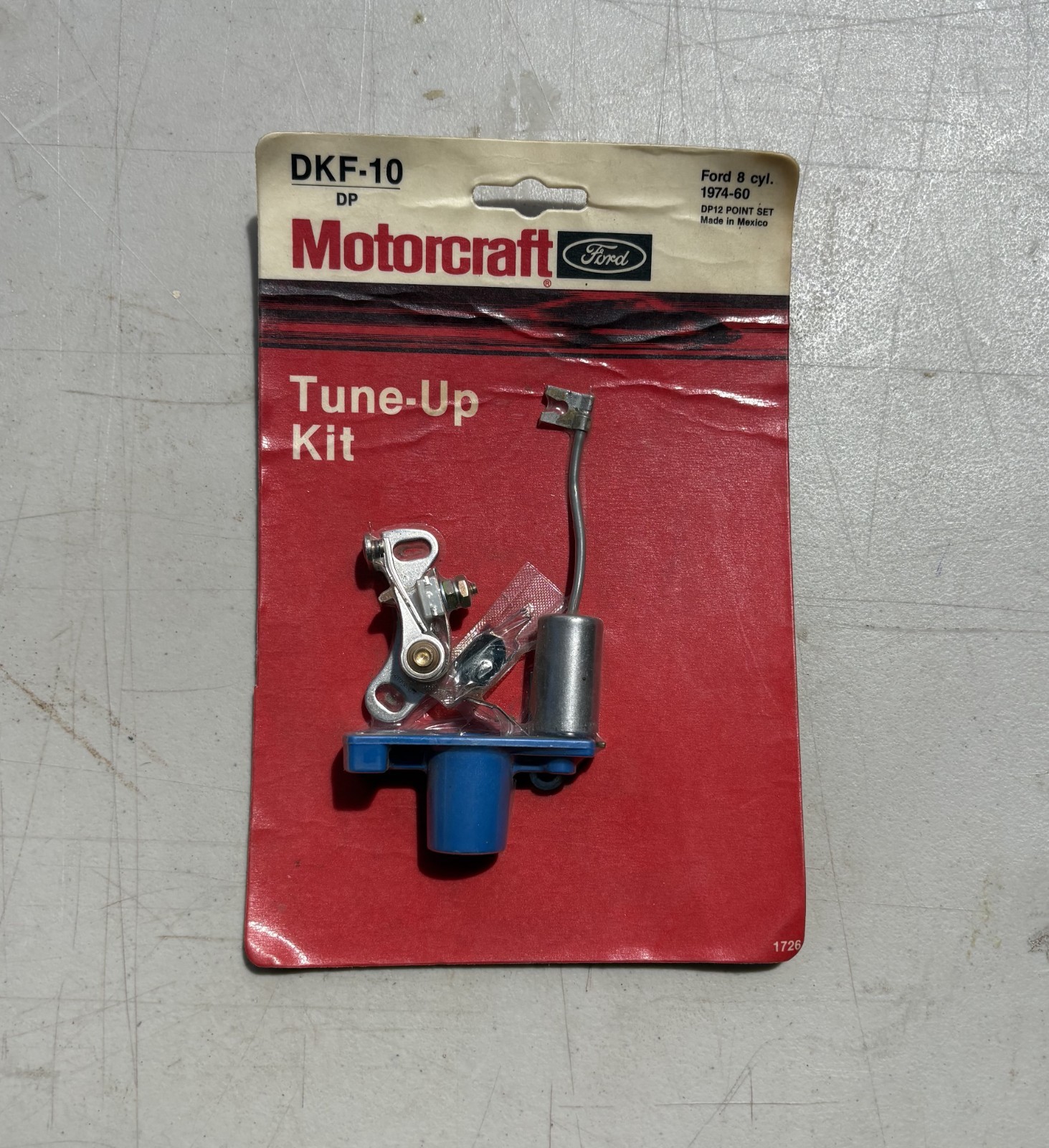 New Old Stock Ford Motorcraft Tune-Kit DKF-10 Ford 8 cylinder from 1960 to 1974
