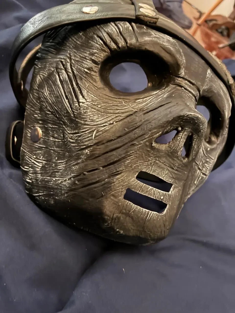 slipknot style paul black iowa disasterpieces mask 1999 halloween prop corey