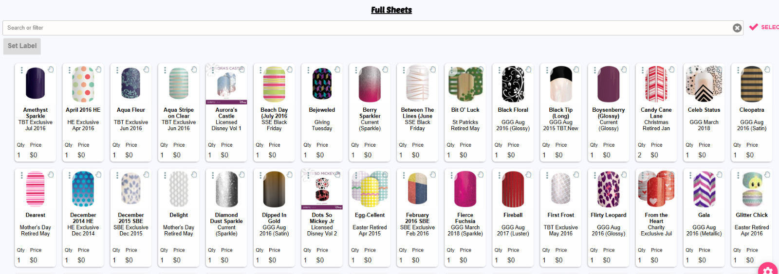 Jamberry Nail Wraps - Full Sheets Jamberry Nail Wraps - Full Sheets