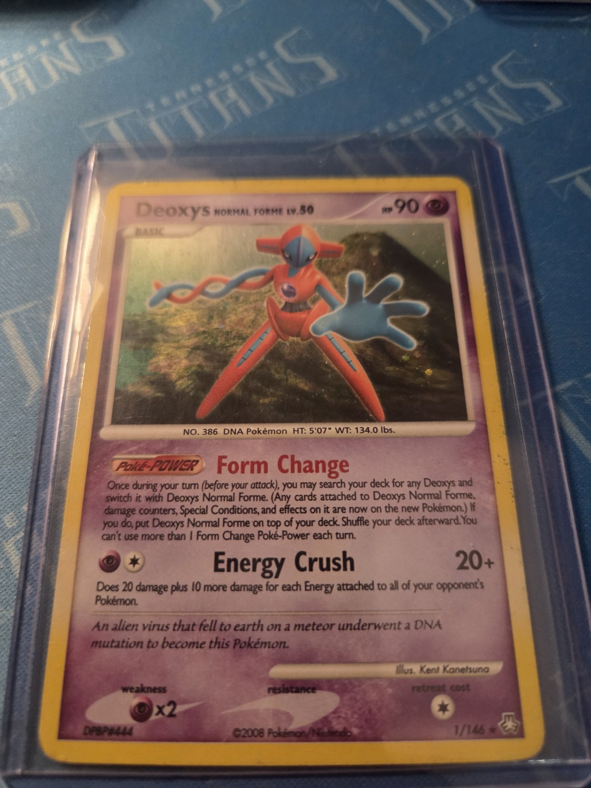 Pokémon TCG Deoxys Normal Forme Holo Rare Card 1/146 Legends Awakened