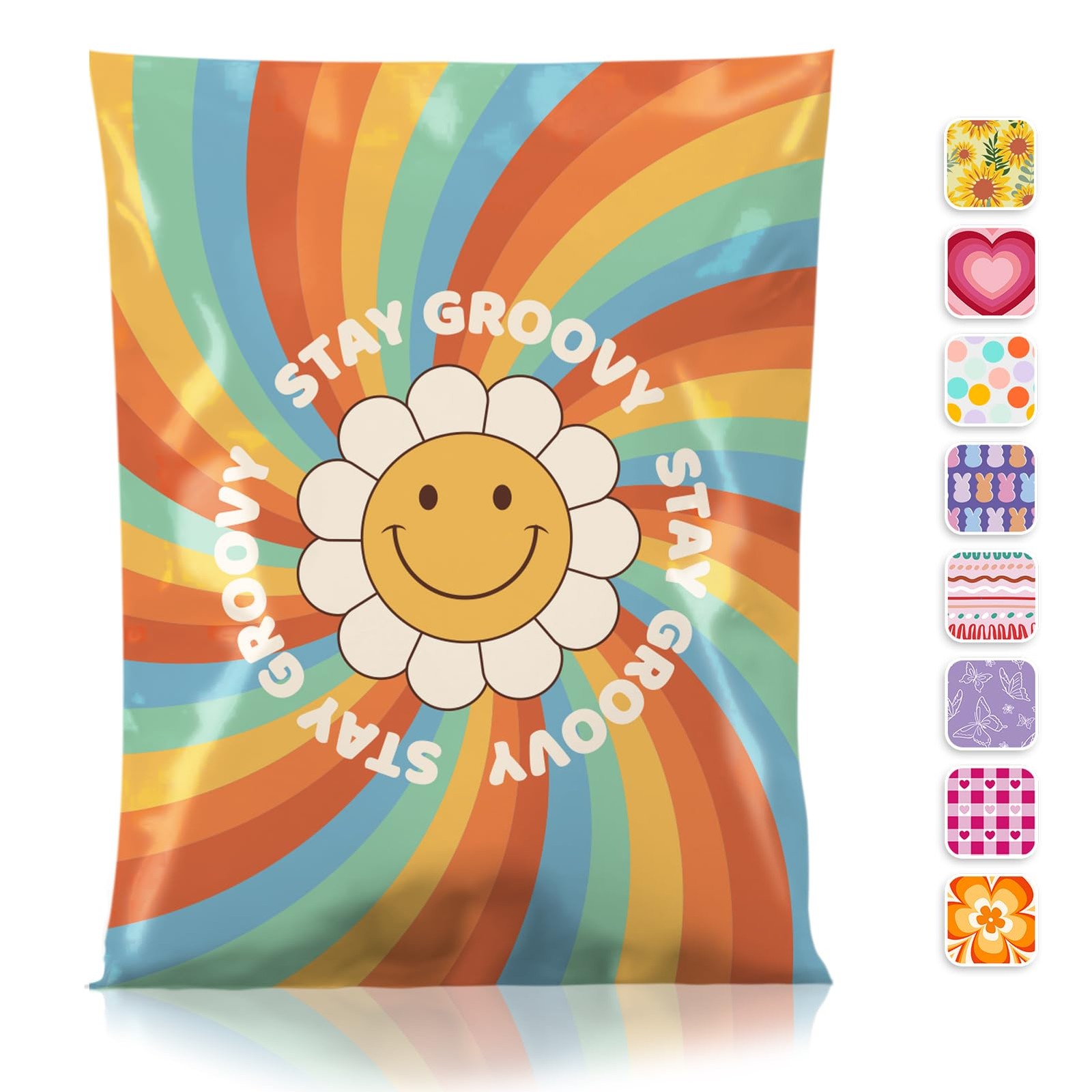 Poly Mailers Shipping Bgas for Clothes 10x13 50pc Colorful Rainbow Poly Mailers Shipping Bgas for Clothes 10x13 50pc Colorful Rainbow