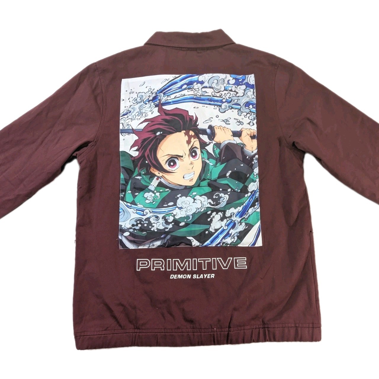 Primitive Skateboarding x Demon Slayer Tanjiro Kamado Anime Utility Jacket SzMed Primitive Skateboarding x Demon Slayer Tanjiro Kamado Anime Utility Jacket SzMed