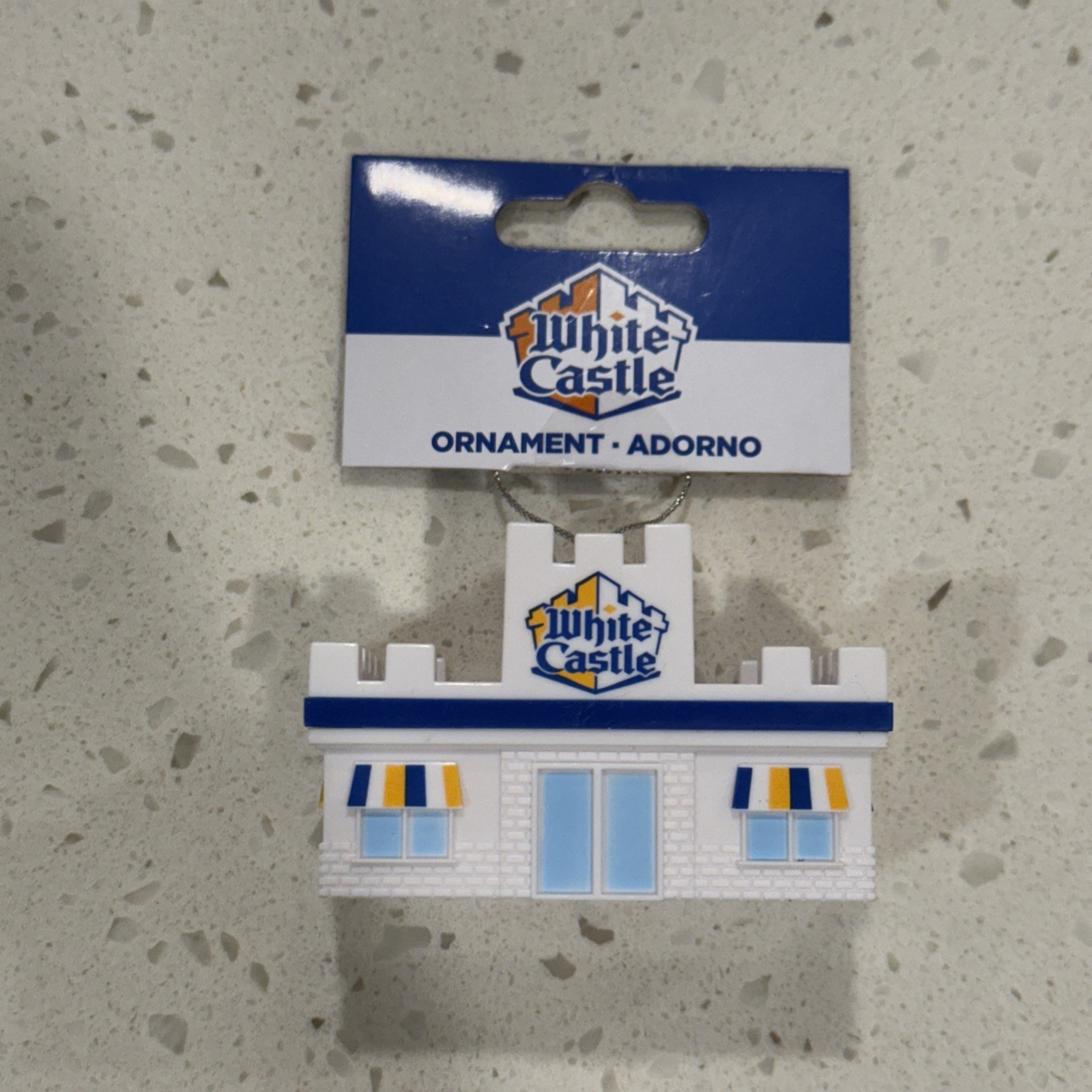 RUZ White Castle Restaurant CHRISTMAS Ornament A29158 NEW