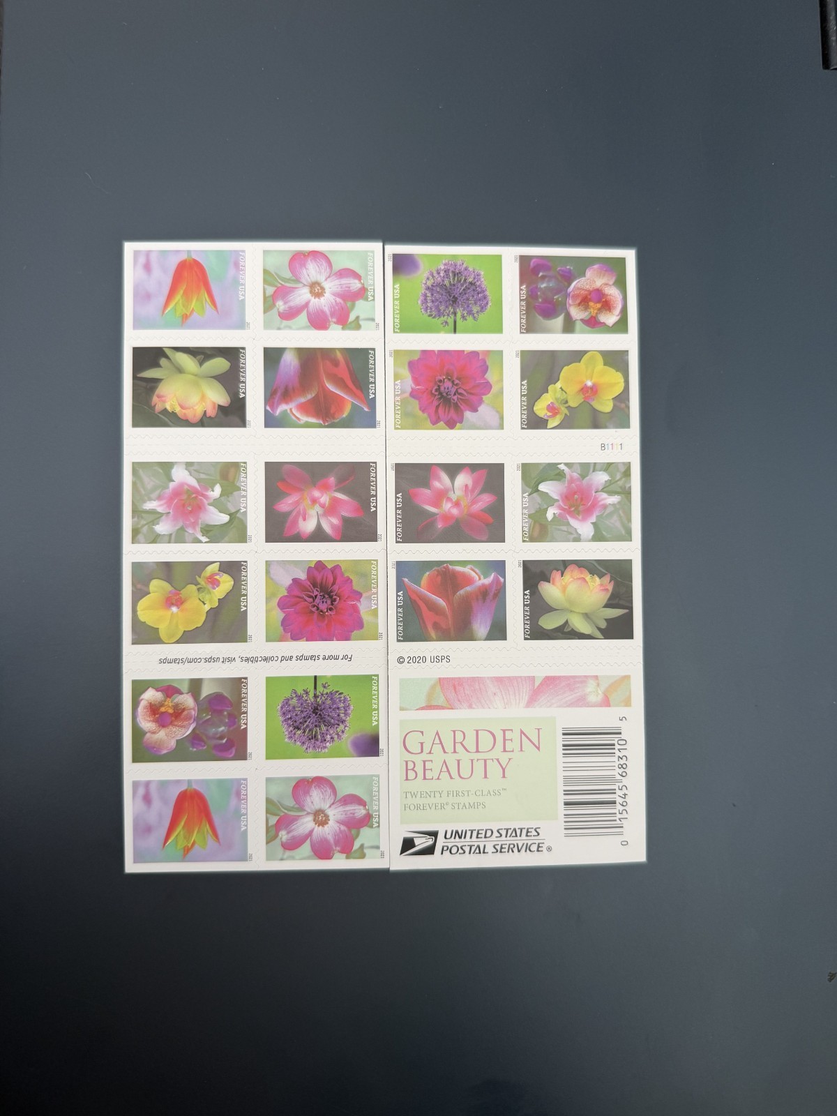 GARDEN BEAUTY Booklet of 20 Forever Stamps MNH #5567b GARDEN BEAUTY Booklet of 20 Forever Stamps MNH #5567b
