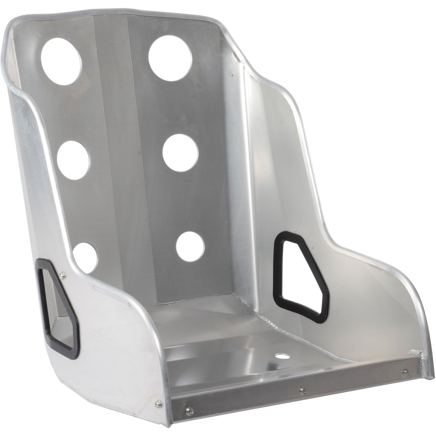 JEGS Bomber Seat 18 in. Natural Aluminum