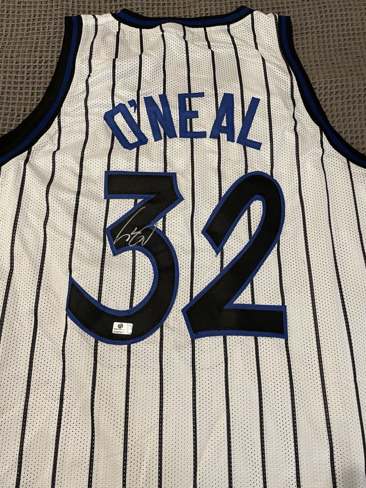 Shaquille O’Neal SHAQ Signed AUTOGRAPHED ORLANDO MAGIC Custom Jersey COA