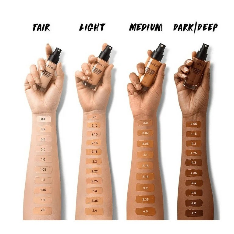 SMASHBOX STUDIO SKIN 15 24 HOUR WEAR HYDRATING FOUNDATION OIL FREE 1OZ/30ML NIB