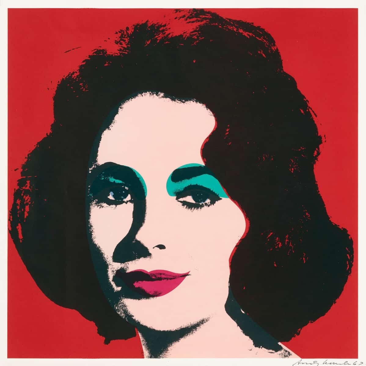 ANDY WARHOL x LIZ TAYLOR '64 iconic Print 24 ANDY WARHOL x LIZ TAYLOR '64 iconic Print 24