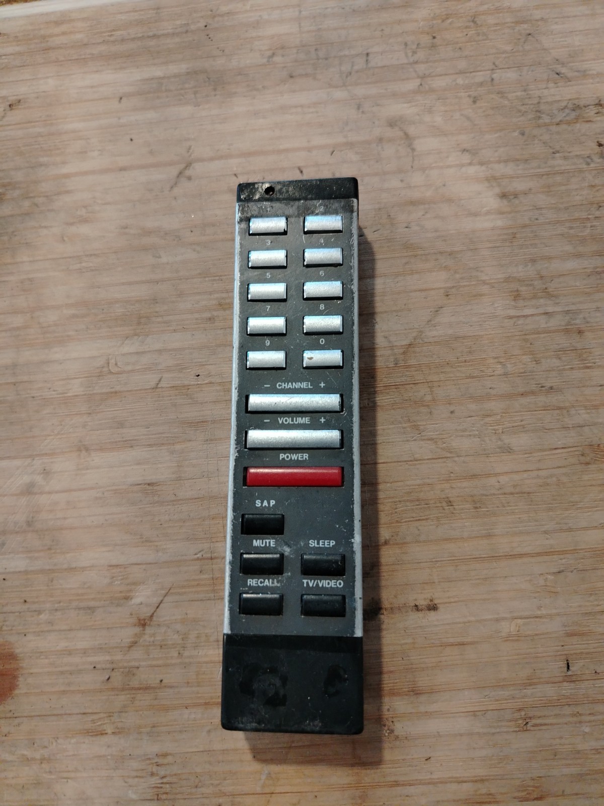 Vintage Toshiba TV Remote Control Genuine OEM Retro Clicker - With Battery Cover