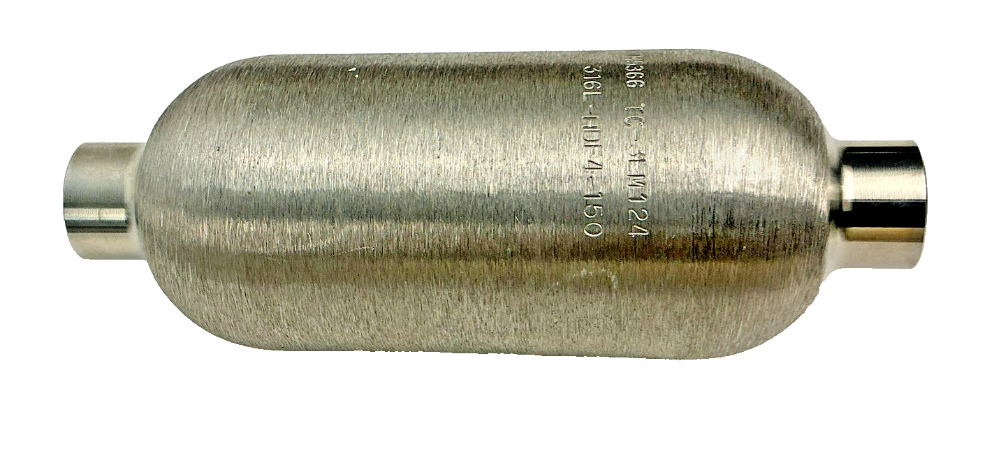 Swagelok 316L-HDF4-150 Double-Ended Pneumatic Cylinder