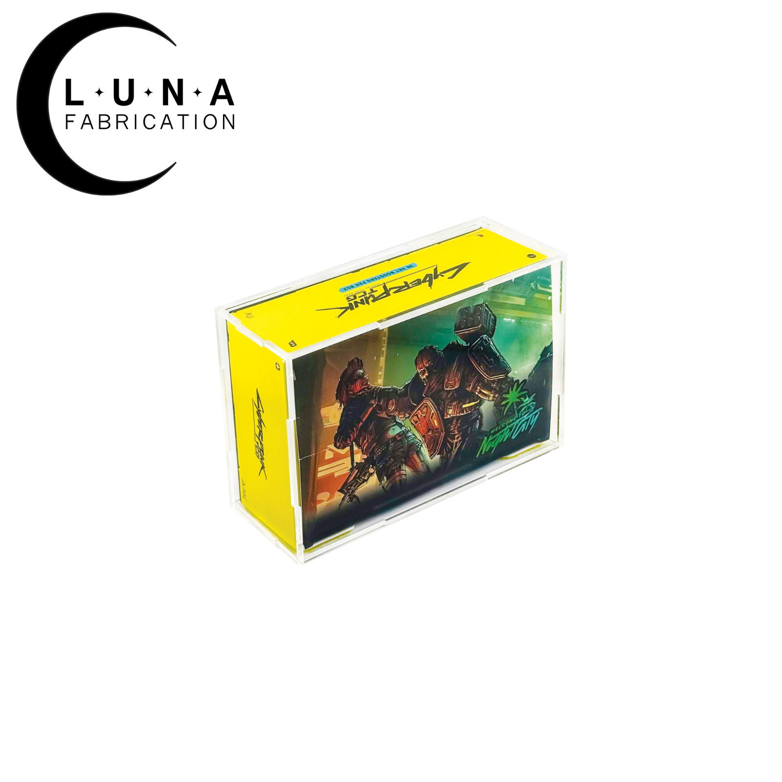 Acrylic Display Case for Cyberpunk TCG Beta Booster Box
