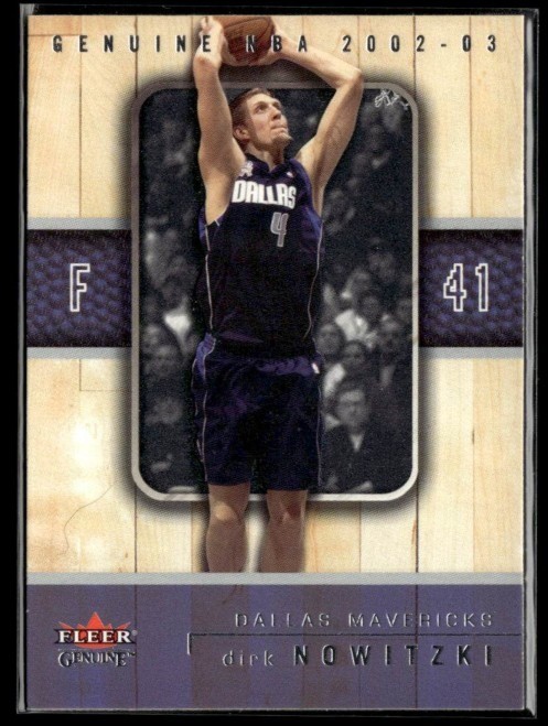 2002-03 Fleer Genuine #30 Dirk Nowitzki