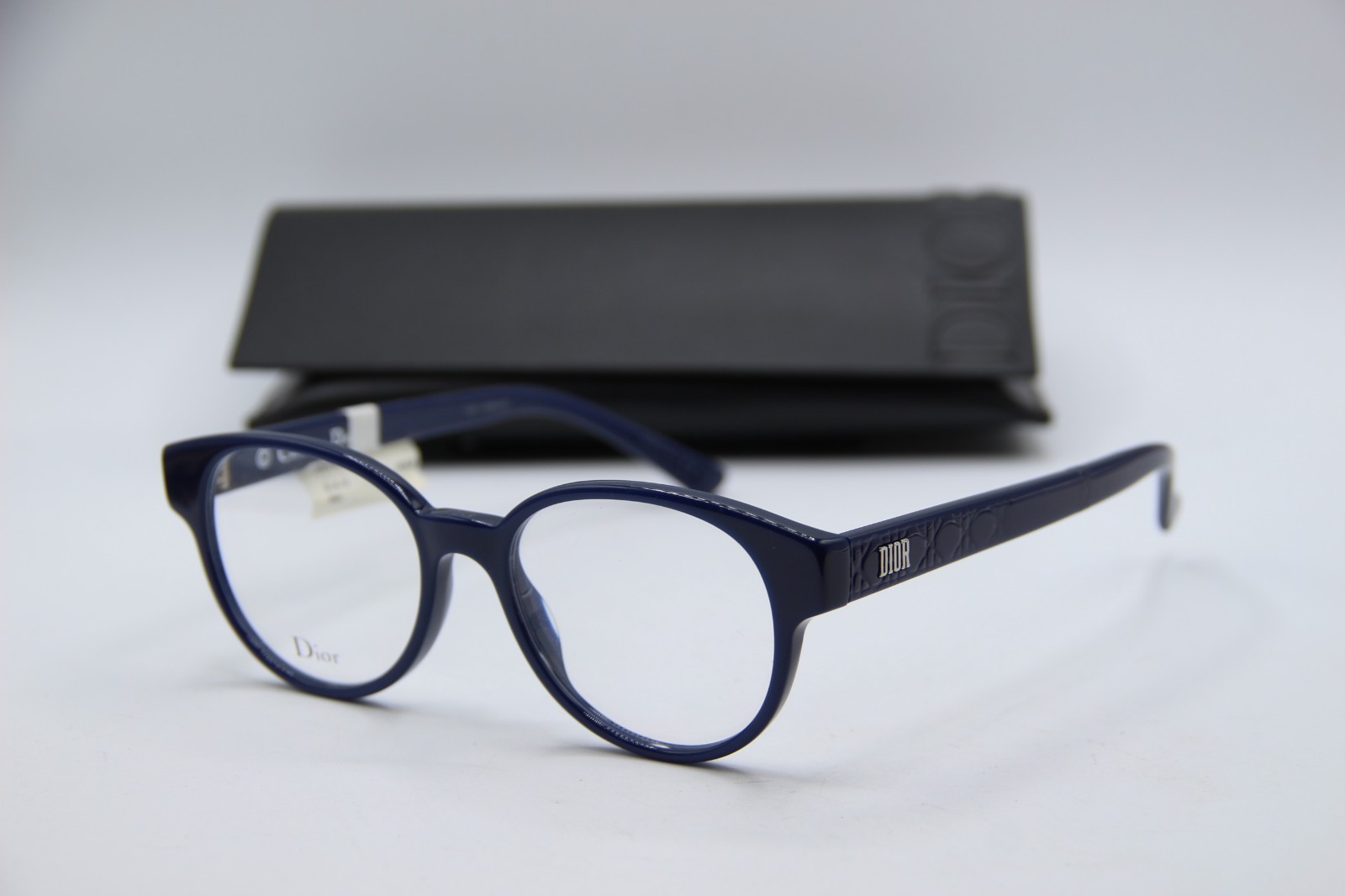 NEW DIOR CHRISTIAN DIOR LADYDIORO1 BLUE AUTHENTIC EYEGLASSES 49-17