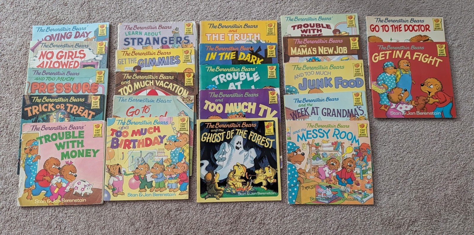 The Berenstain Bears Lot Of 22 Book Pre-owned First Time Books Including One HC The Berenstain Bears Lot Of 22 Book Pre-owned First Time Books Including One HC