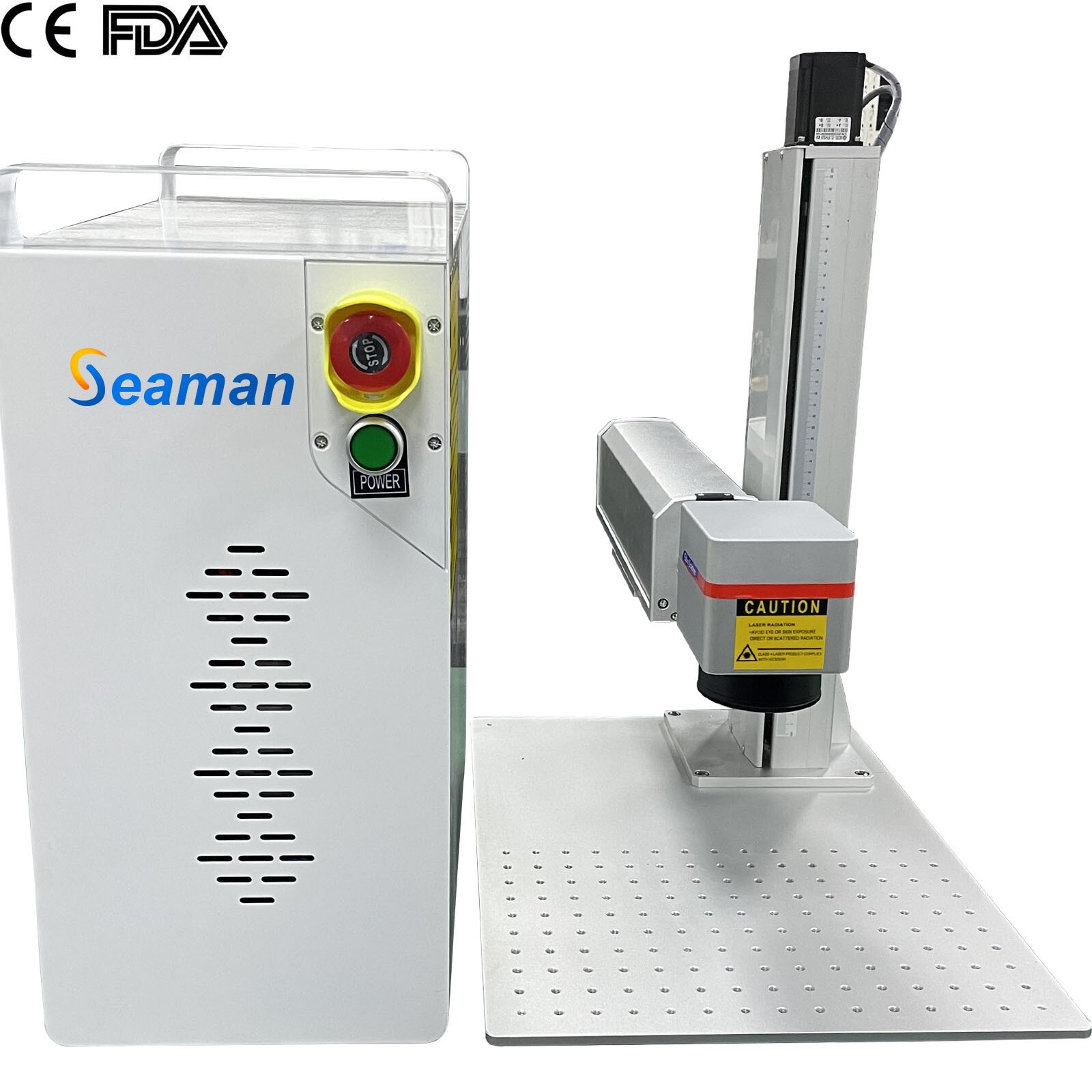 355nm UV JPT 15W Laser Mark Machine Glass Plastic Crystal Mark Ezcad 3 2.5D AUTO