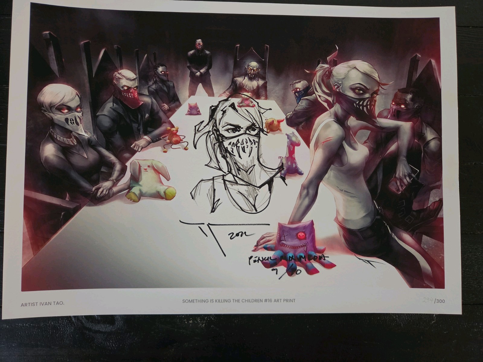 Something is Killing the Children #16 Print NM with Ivan Tao Sketch Something is Killing the Children #16 Print NM with Ivan Tao Sketch