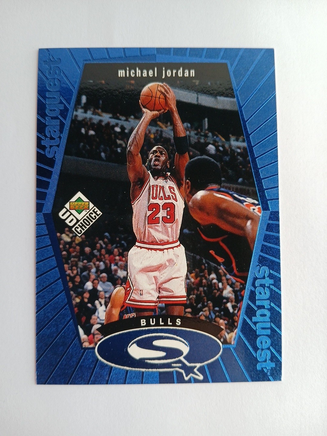1998 UD Collector\'s Choice Michael Jordan Starquest Blue #SQ30 Chicago Bulls