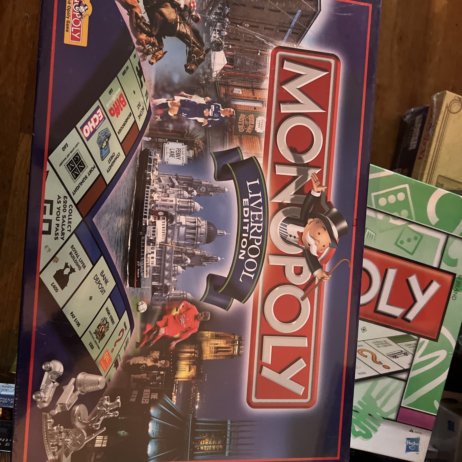 Monopoly Liverpool Edition Hasbro Winning Moves 2000 Vintage NEW SEALED Monopoly Liverpool Edition Hasbro Winning Moves 2000 Vintage NEW SEALED
