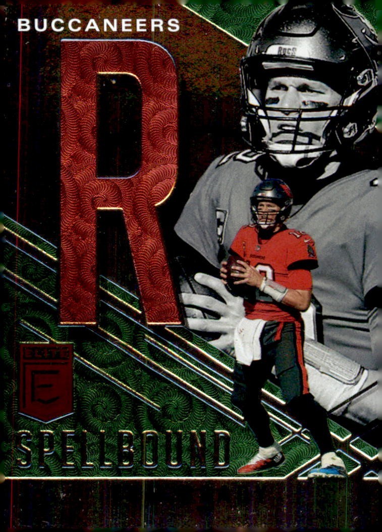 2021 Panini Donruss Elite Green Spellbound R Tom Brady #S-R 2021 Panini Donruss Elite Green Spellbound R Tom Brady #S-R