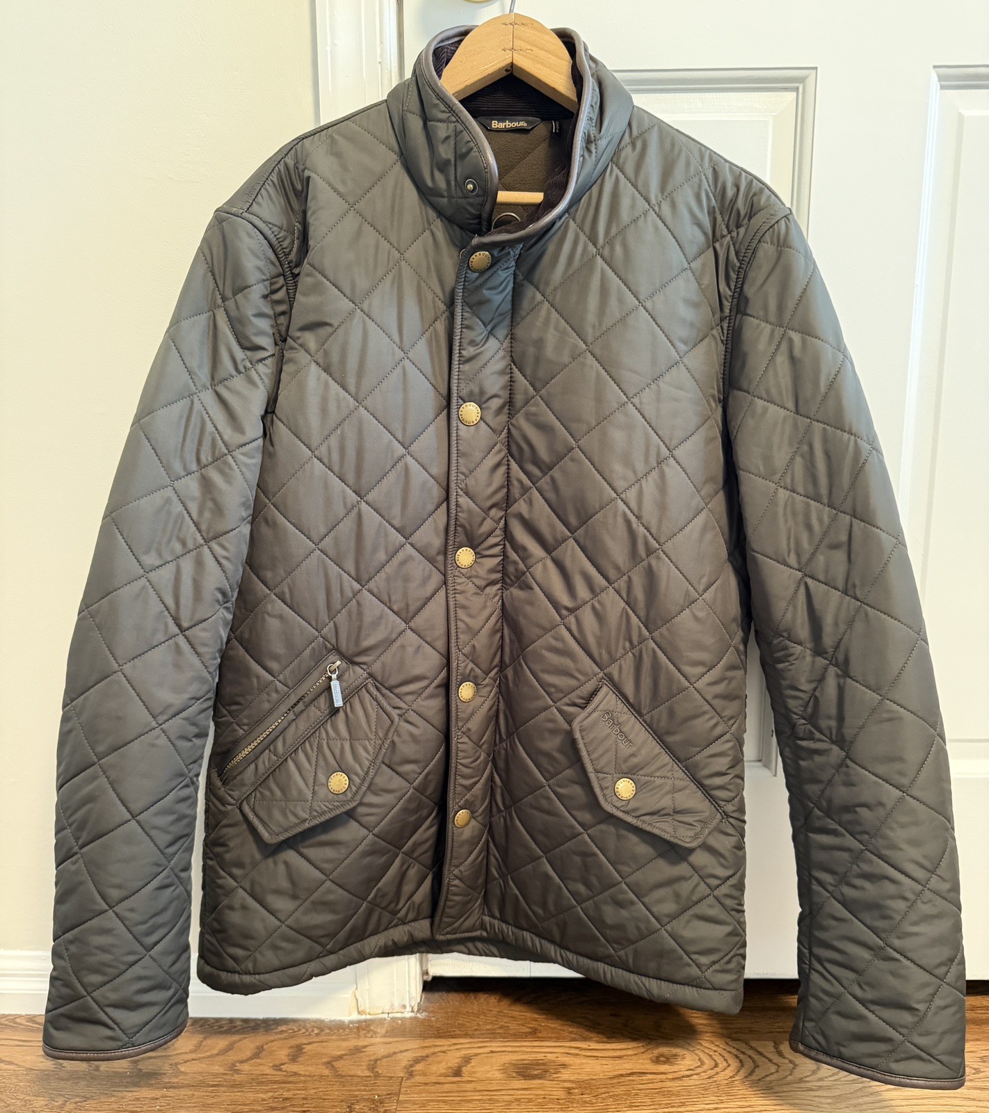 Barbour Powell Quilted Jacket — Men’s Small 