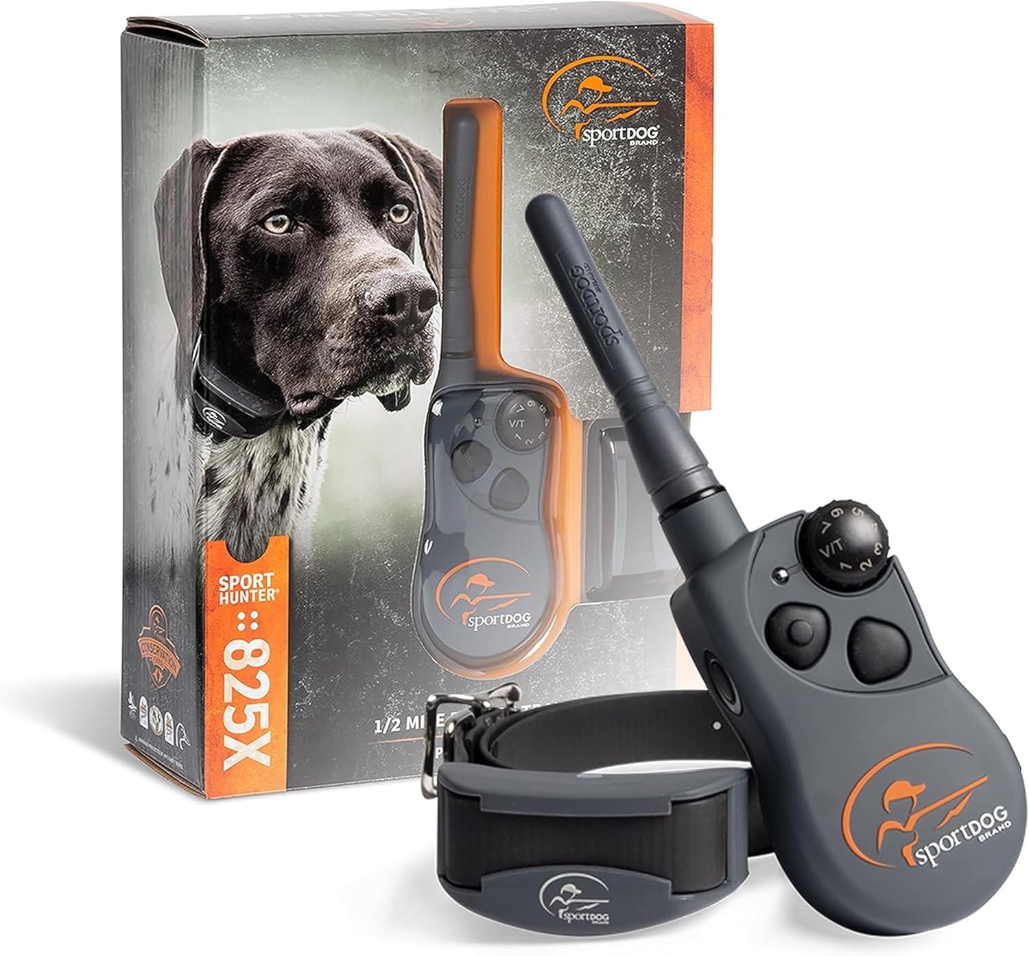 SportDOG SD825X SportHunter Remote Rechargeable & Waterproof Dog Trainer Collar 