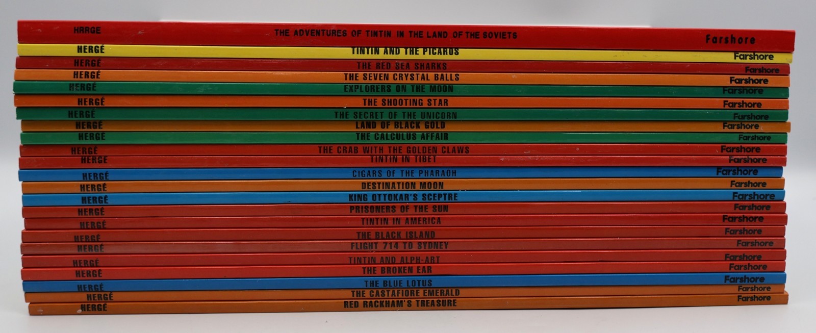 The Adventures of TINTIN 23-Book Complete Paperback Collection - NEW NO SLIPCASE The Adventures of TINTIN 23-Book Complete Paperback Collection - NEW NO SLIPCASE