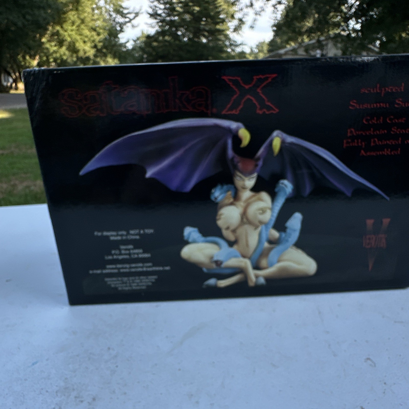 Wing Bird Satanika X Cold Cast Porcelain Statue Fully Painted And Assembled New Wing Bird Satanika X Cold Cast Porcelain Statue Fully Painted And Assembled New