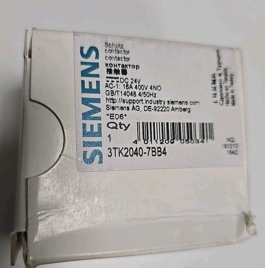 Siemens 3TK2040-7BB4 Miniature Contactor Siemens 3TK2040-7BB4 Miniature Contactor