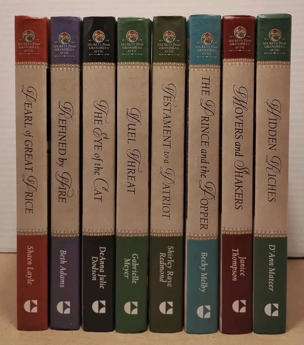 Lot of (8) SECRETS FROM GRANDMA\'S ATTIC Series - Guidepost Fiction Hardcovers