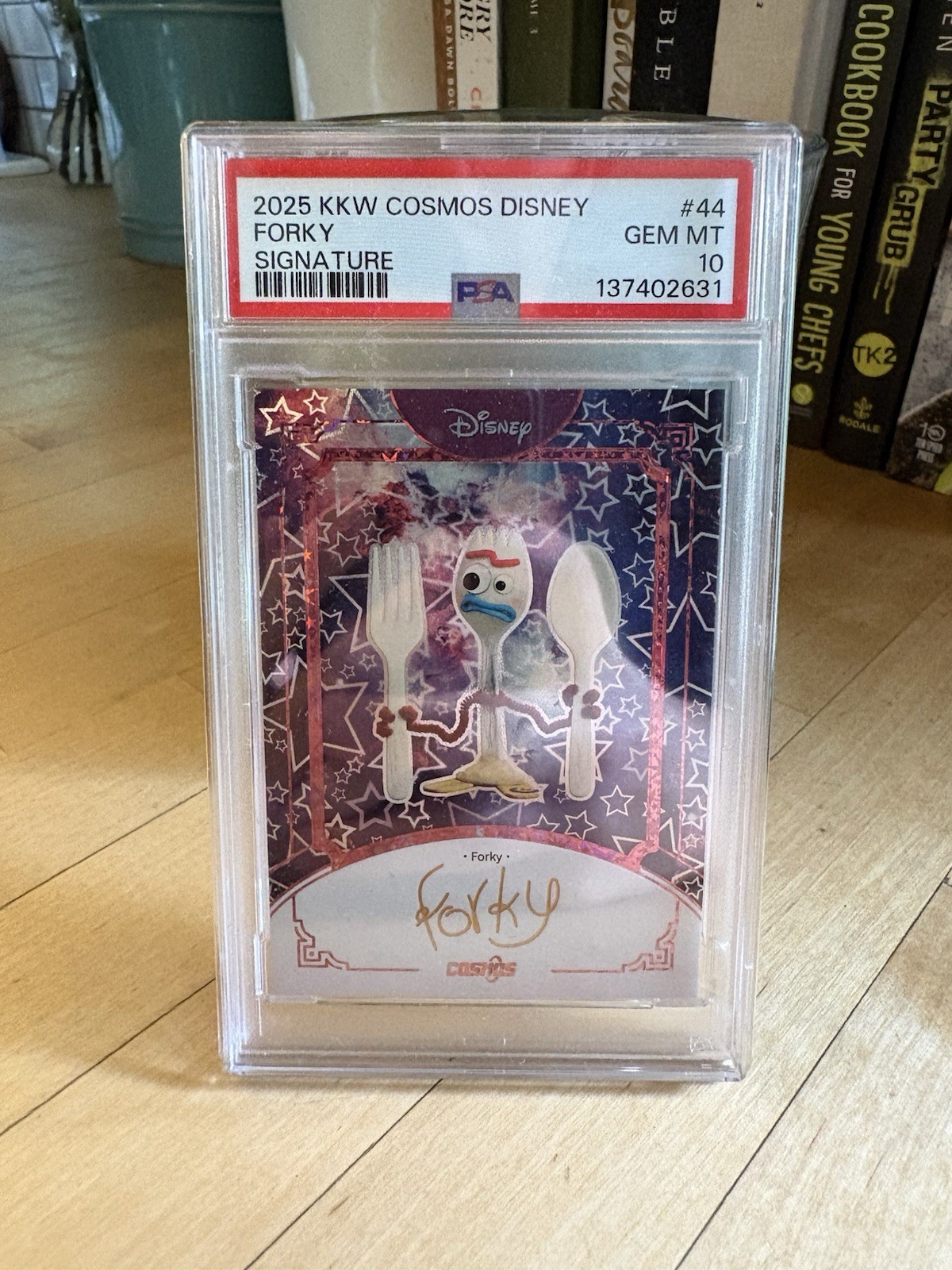KAKAWOW 2025 COSMOS Disney Forky Signature #44 PSA 10 028/100 Cert# KAKAWOW 2025 COSMOS Disney Forky Signature #44 PSA 10 028/100 Cert#