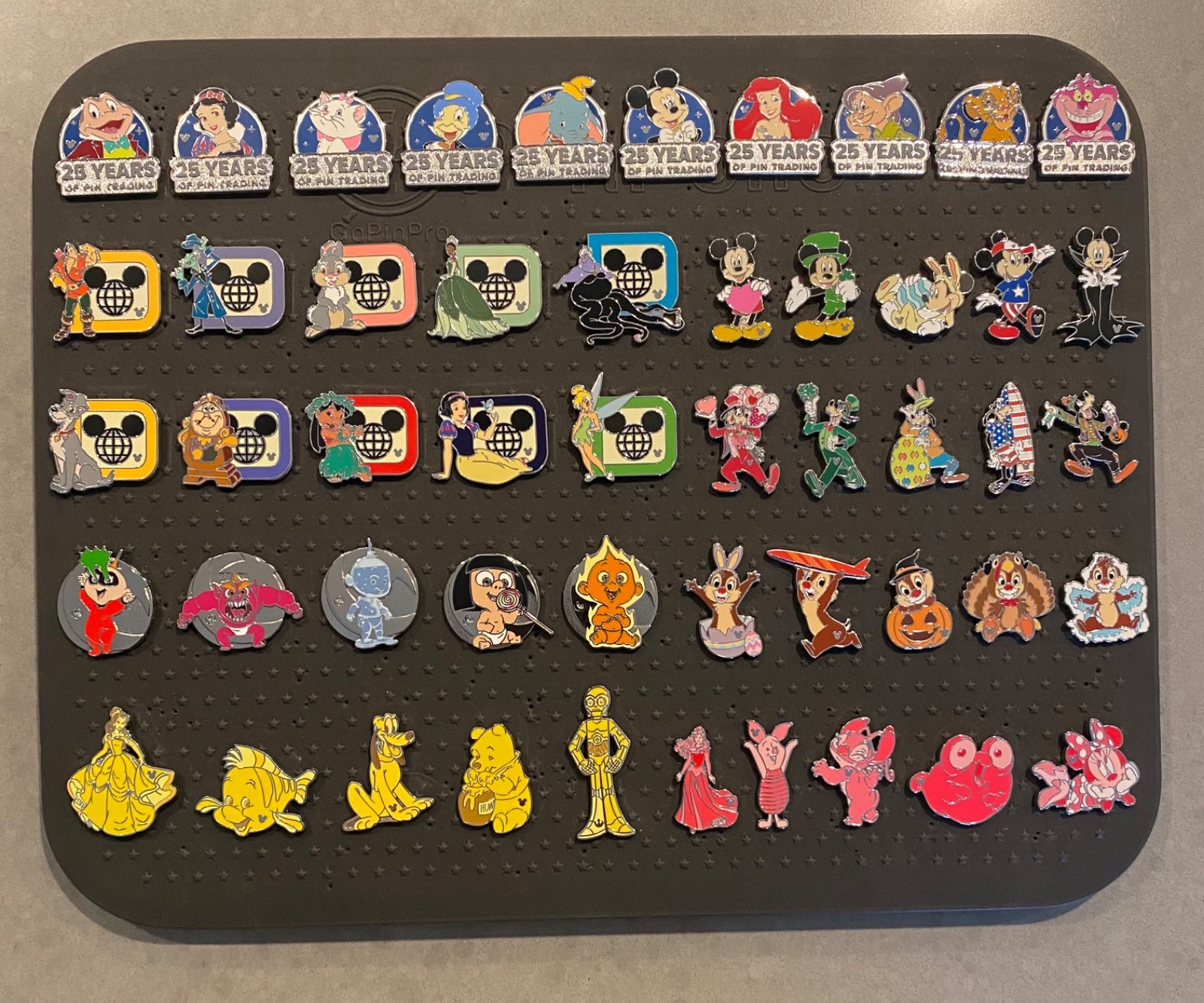 Authentic Diamond Disney Pins Miscellaneous Sets Lot (50 Pins)
