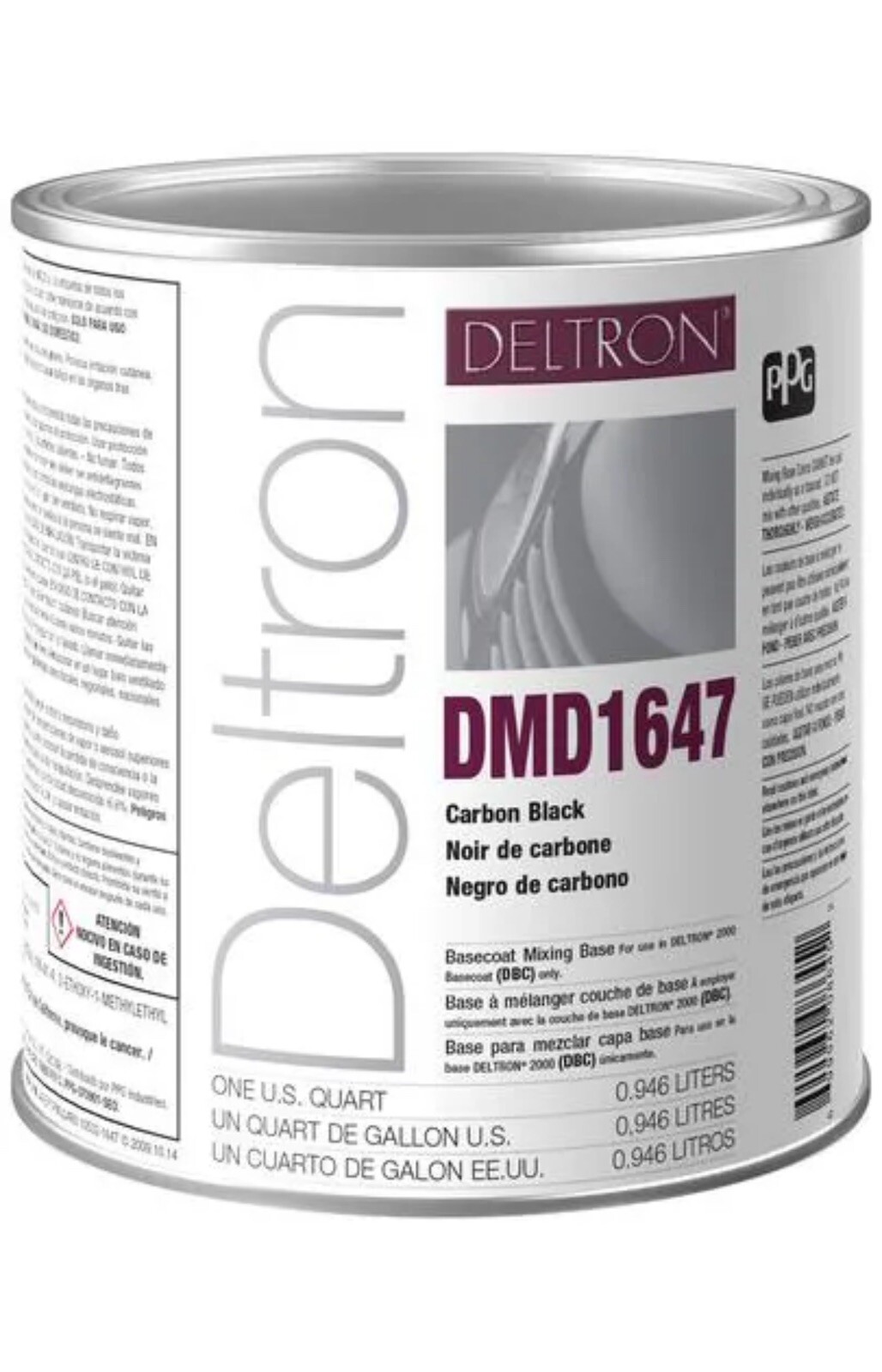 PPG Deltron NXT DMD1647 Carbon Black 1 Quart - 