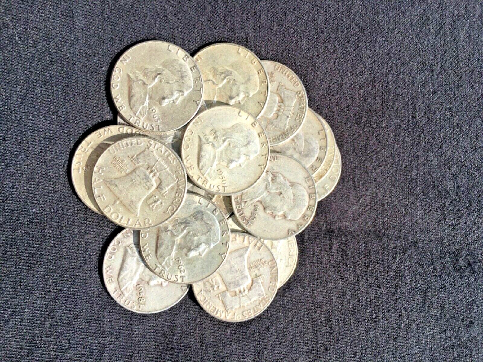 The Franklin Deal All 90%  US Silver Coin $4.50  4 OZ. 1964 