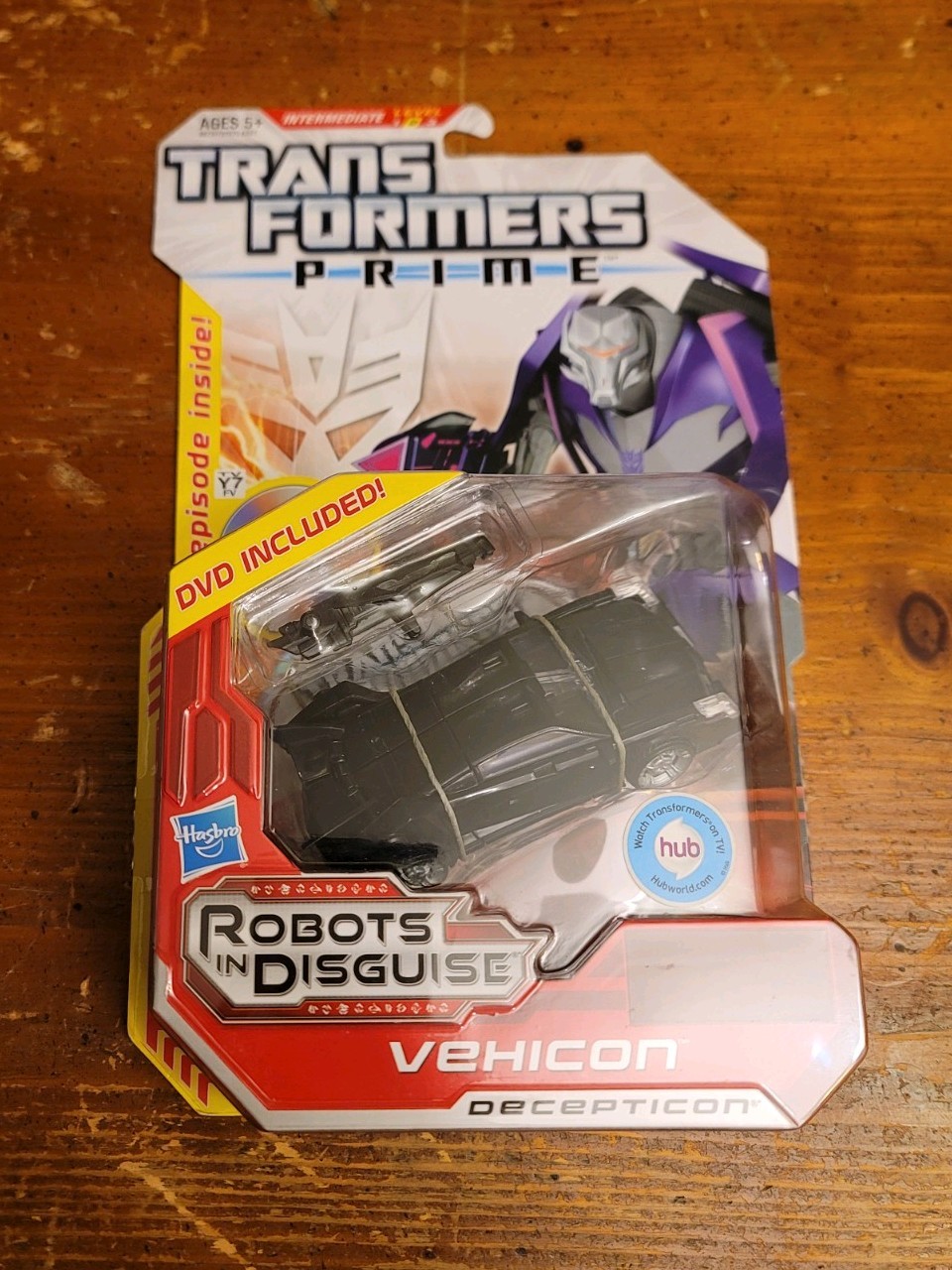 Transformers Prime Robots in Disguise Deluxe Class Decepticon Vehicon Hasbro DVD Transformers Prime Robots in Disguise Deluxe Class Decepticon Vehicon Hasbro DVD