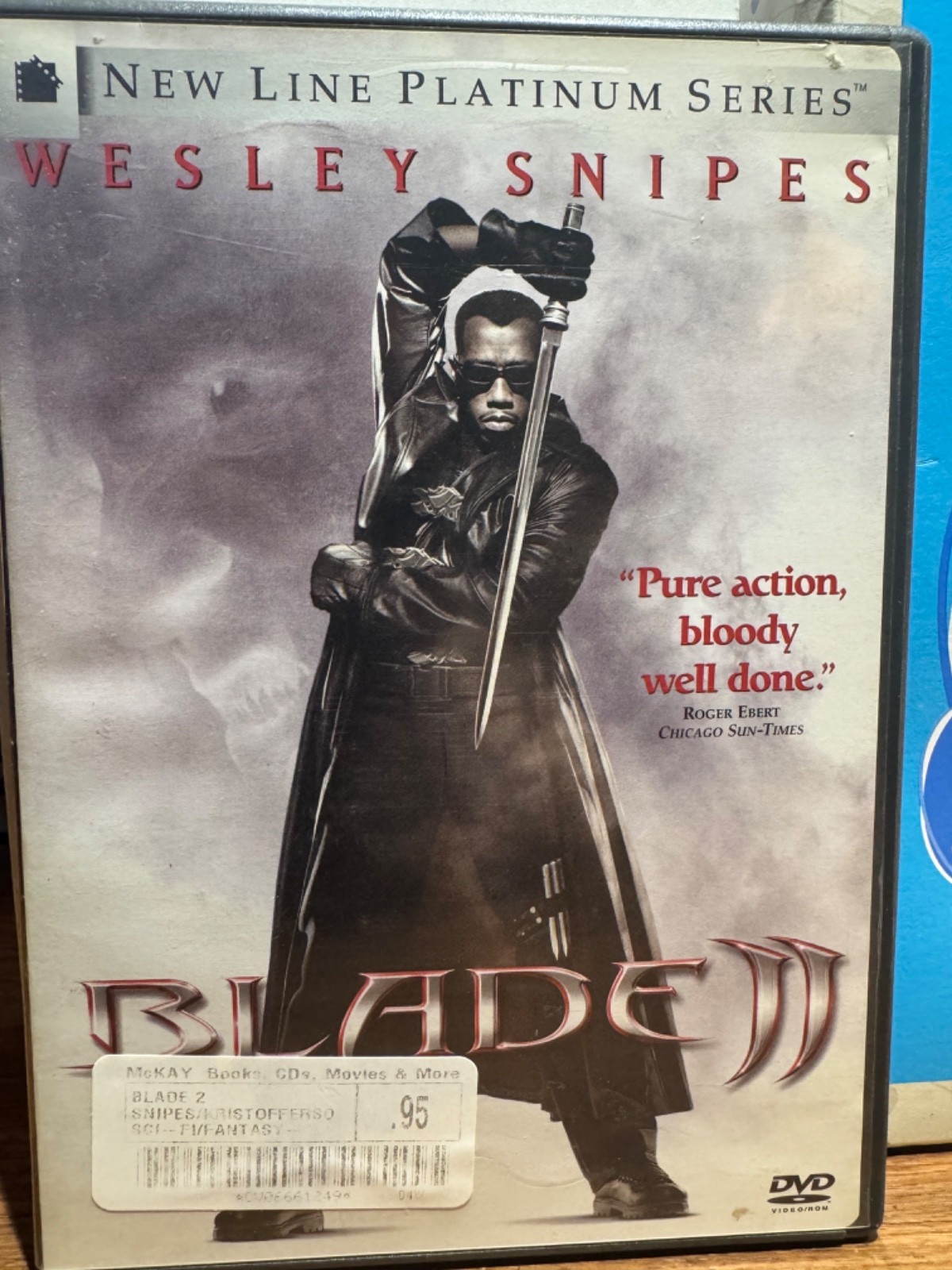 Blade II Wesley Snipes DVD Movie Adventure NonStop Action Marvel Pictures Blade II Wesley Snipes DVD Movie Adventure NonStop Action Marvel Pictures